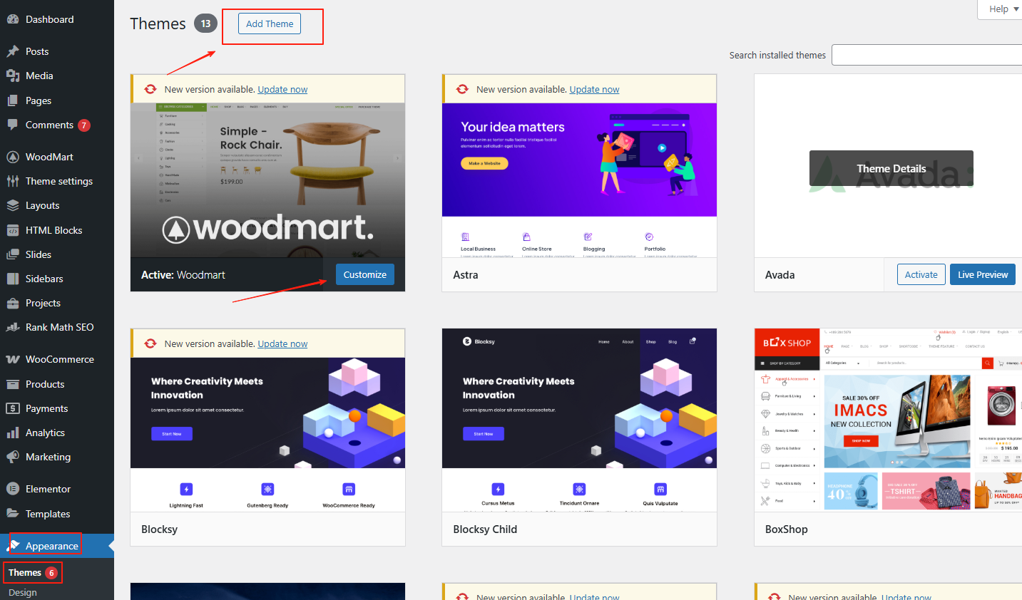 Image [2] - Importation rapide du site de démonstration WoodMart Tutoriel complet
