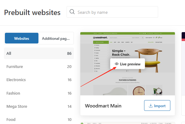 Image [4] - Importation rapide du site de démonstration WoodMart Tutoriel complet