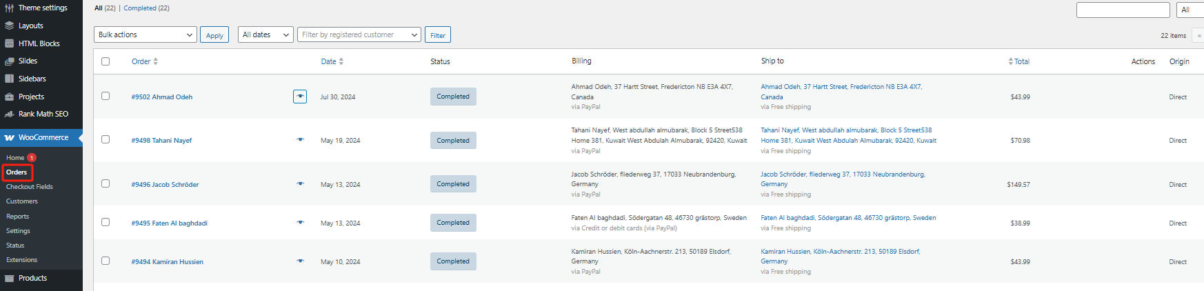 Image [2] - Comment gérer l'historique et l'exportation des commandes après l'activation de WooCommerce : un guide pratique pour améliorer l'efficacité opérationnelle
