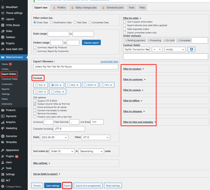 Image [10] - Comment gérer l'historique et l'exportation des commandes après l'activation de WooCommerce : un guide pratique pour améliorer l'efficacité opérationnelle