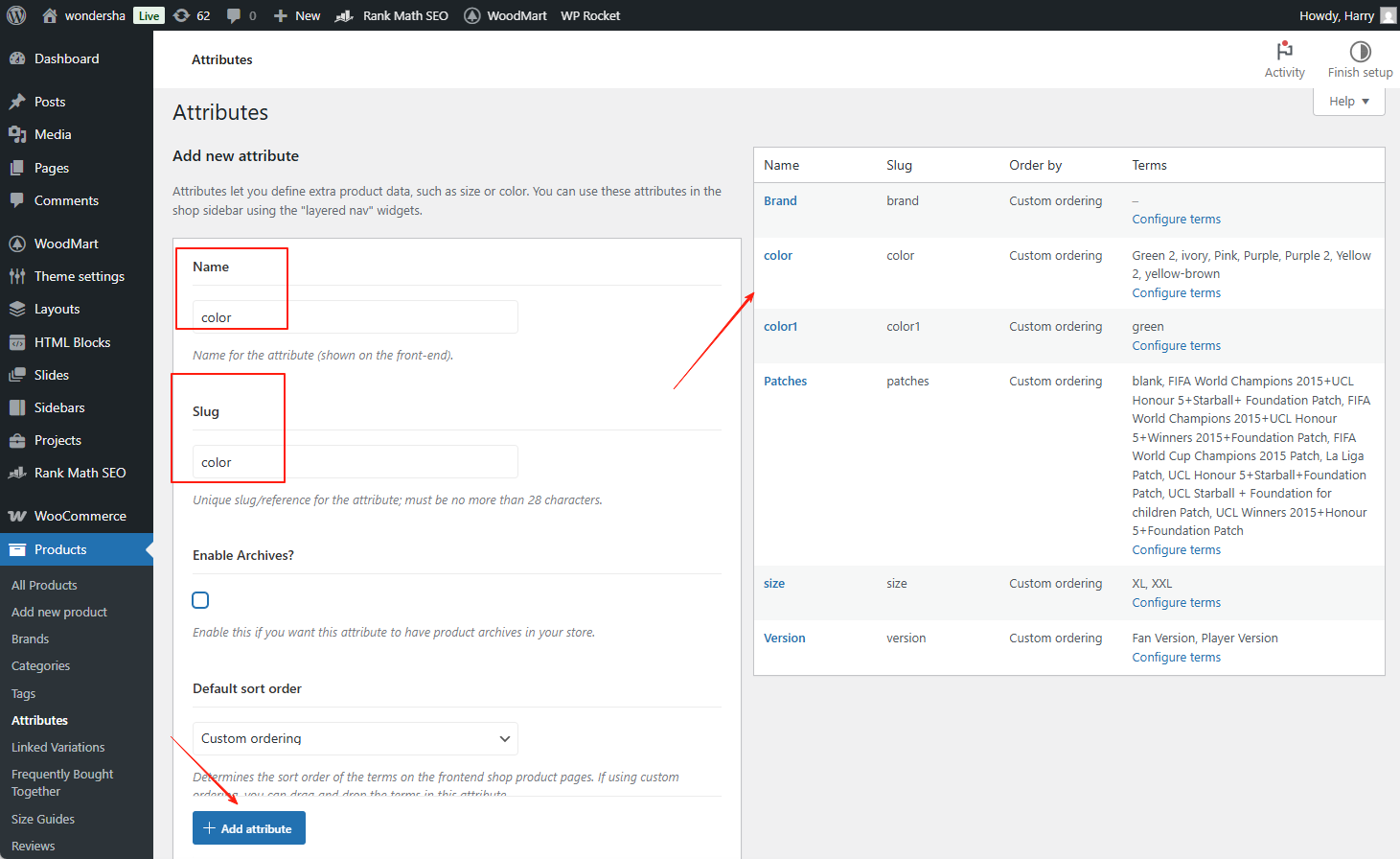 画像[3]-WoodMartテーマ設定AJAX商品フィルタリングチュートリアル