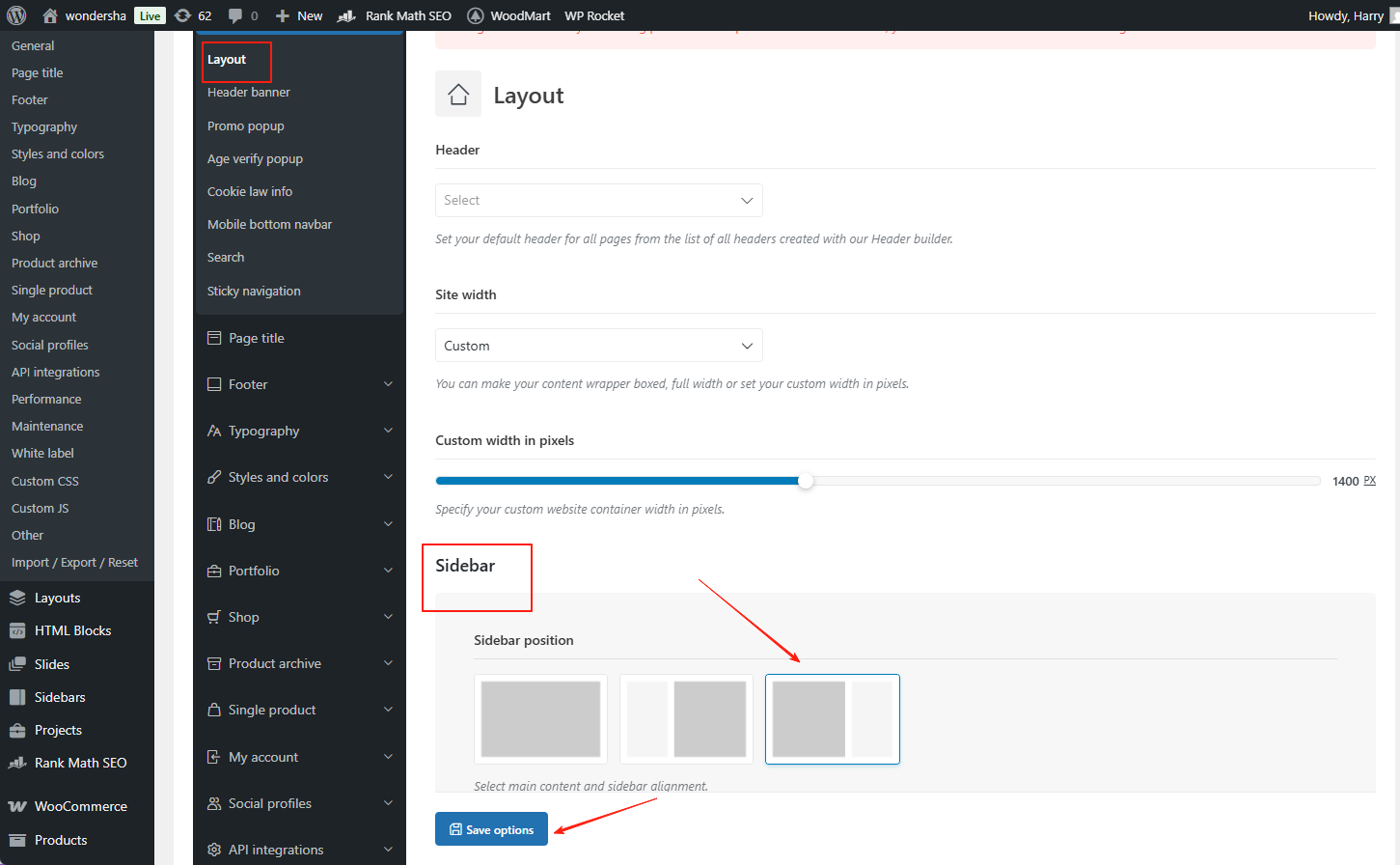 画像[7]-WoodMartテーマ設定AJAX商品フィルタリングチュートリアル