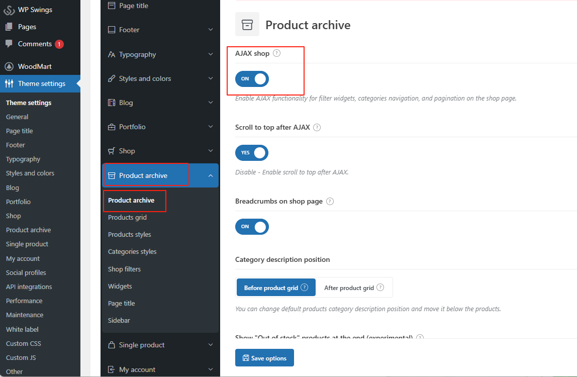 画像[8]-WoodMartテーマ設定AJAX商品フィルターチュートリアル