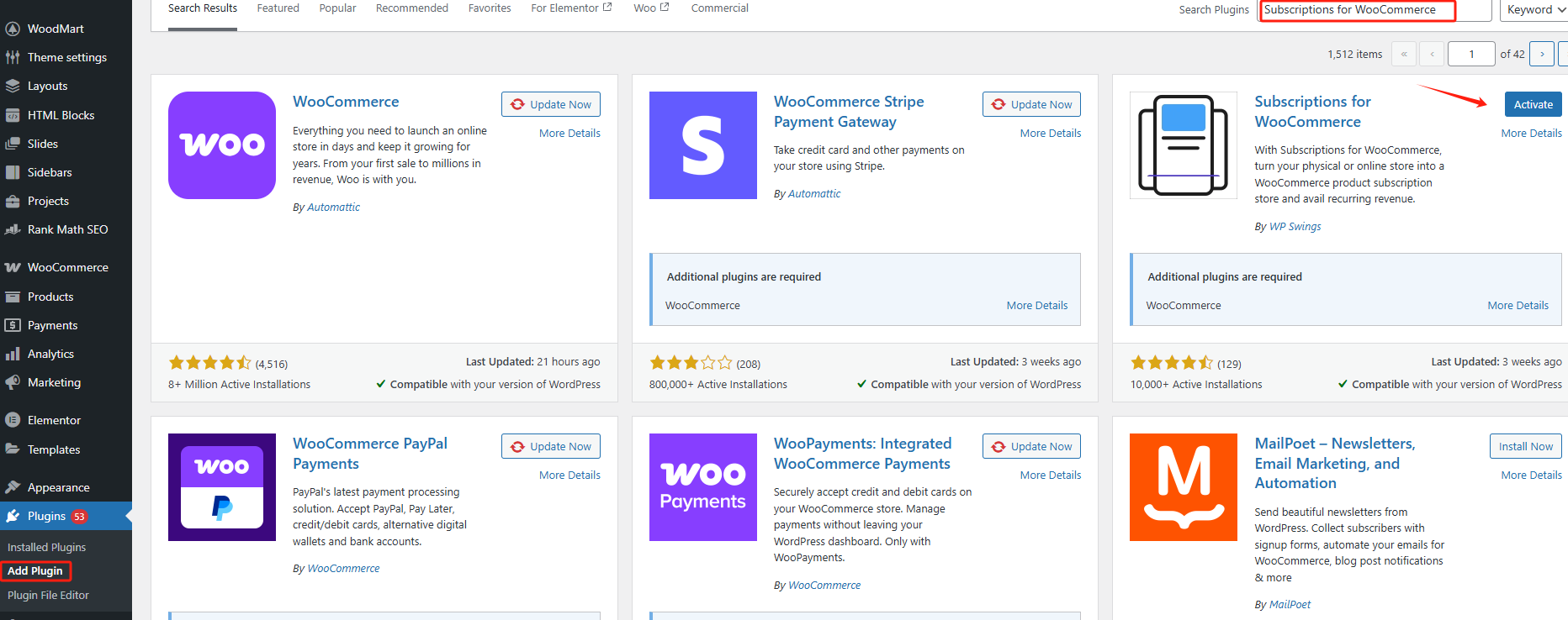 图片[3]-如何激活 WooCommerce 并启用定期订阅服务功能（使用 Subscriptions for WooCommerce 插件）