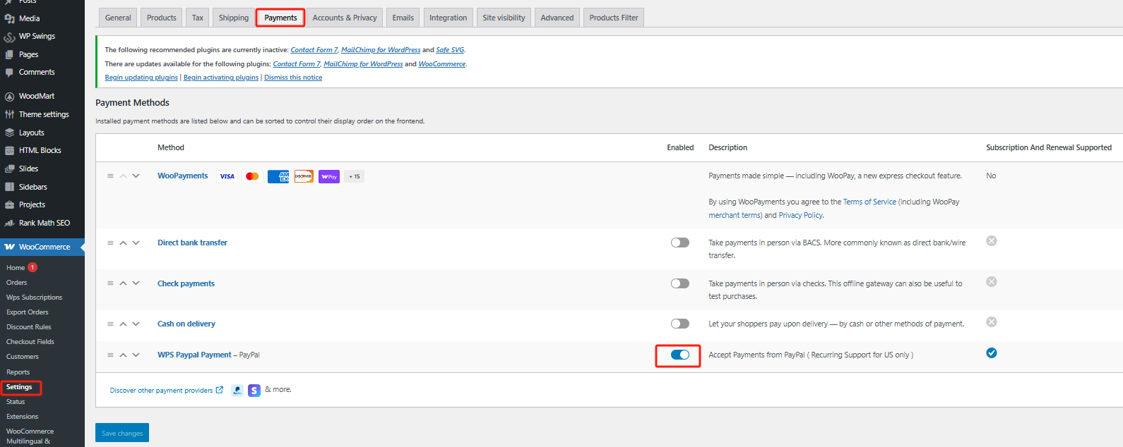 图片[11]-如何激活 WooCommerce 并启用定期订阅服务功能（使用 Subscriptions for WooCommerce 插件）