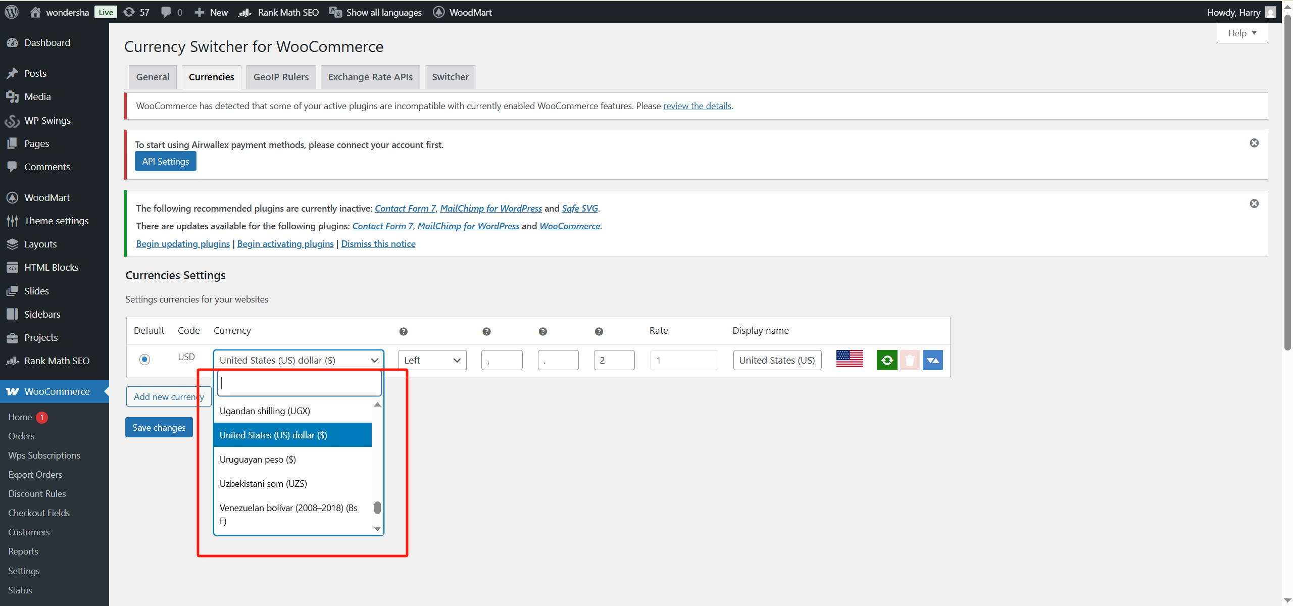 Imagen [8] - Cómo Activar y Configurar la Funcionalidad Multi-Idioma y Multi-Moneda en la Tienda WooCommerce (usando el plugin gratuito)