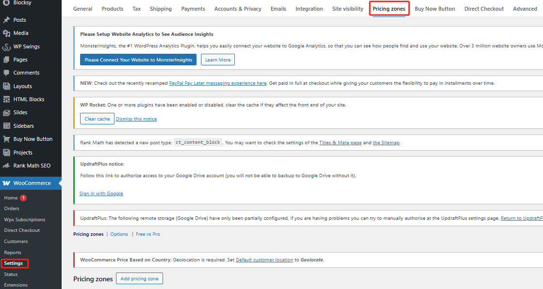 图片[5]-如何激活 WooCommerce 并设置产品价格按地区差异