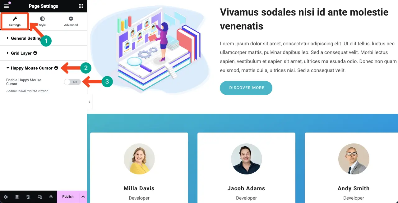 图片[2]-Elementor 鼠标悬停光标效果完整指南