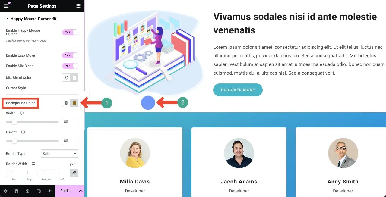 图片[5]-Elementor 鼠标悬停光标效果完整指南