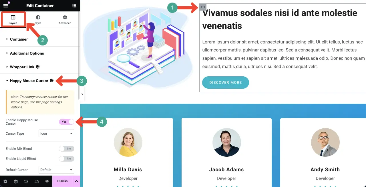 图片[7]-Elementor 鼠标悬停光标效果完整指南