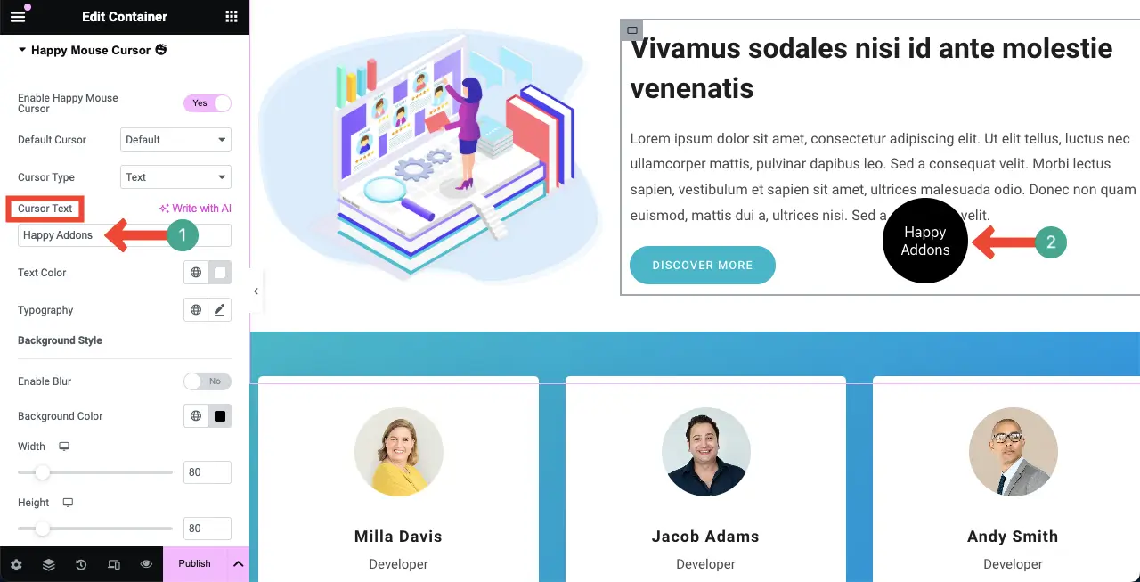 图片[9]-Elementor 鼠标悬停光标效果完整指南