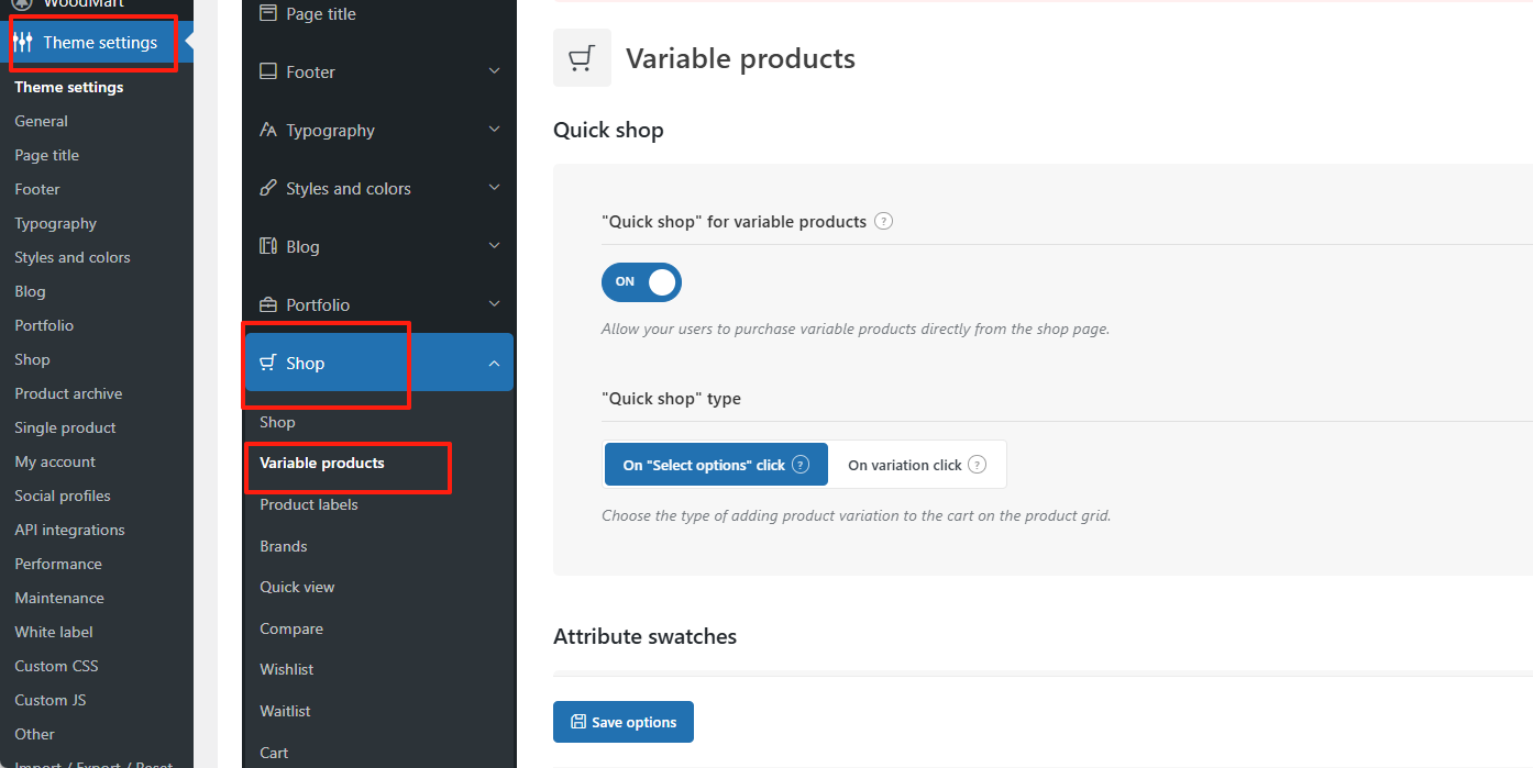 图片[2]-WoodMart多属性商品设置与颜色图像切换教程