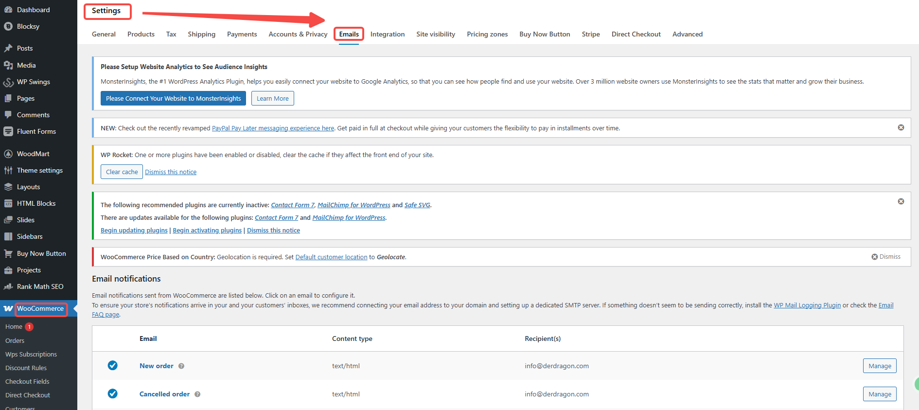Imagen [6] - WooCommerce Descargar Confirmación de Producto Email Autosend Guía de Configuración
