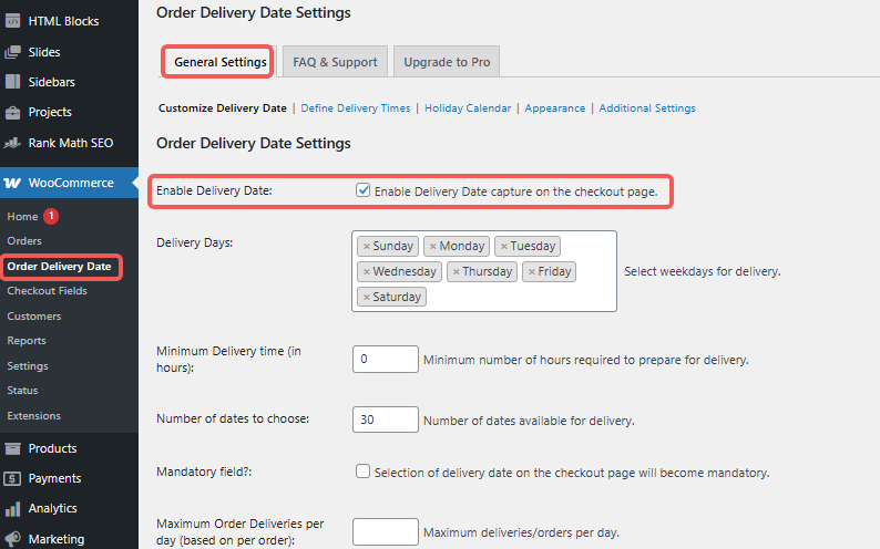 图片[4]-如何通过 WooCommerce 激活并设置预约配送时间选择功能