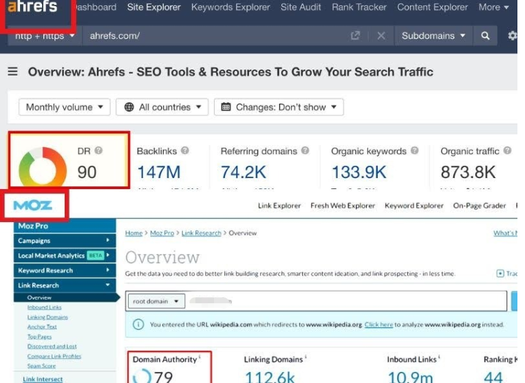 Image [7] - Moz vs Ahrefs vs SEMrush : qui est le plus précis dans l'évaluation des poids ?