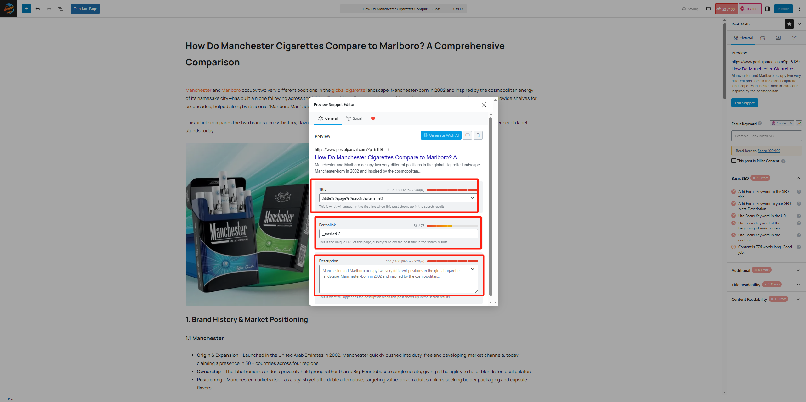 Imagen [8] - ¿Son mejores más plugins SEO? Errores comunes de Rank Math