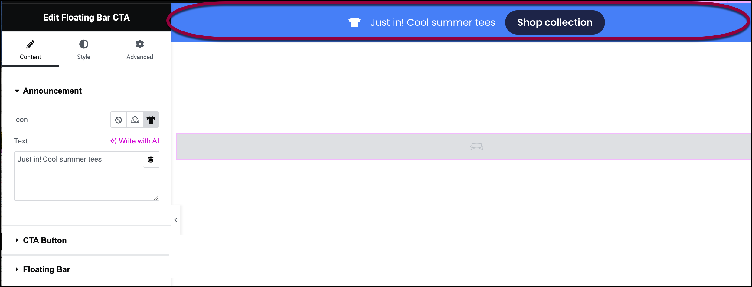 图片[9]-Elementor 中添加 Floating Bar 浮动栏的完整指南