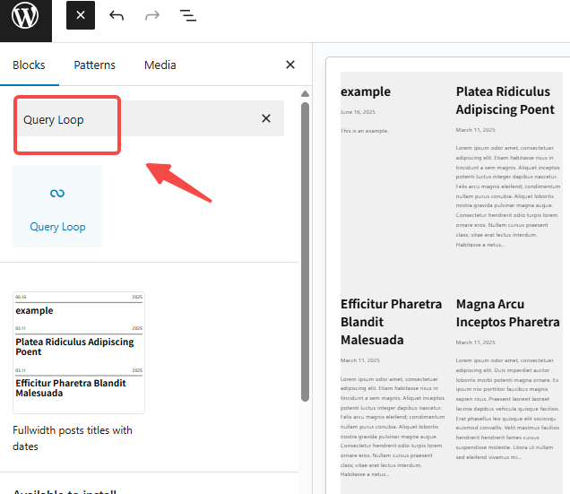 Image [5] - Comment mettre en place des blocs de liens onsite optimisés pour le référencement avec les blocs de contenu Blocksy