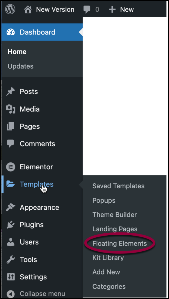 Imagen [3] - Método completo para añadir botones flotantes a WordPress (plantillas Elementor)