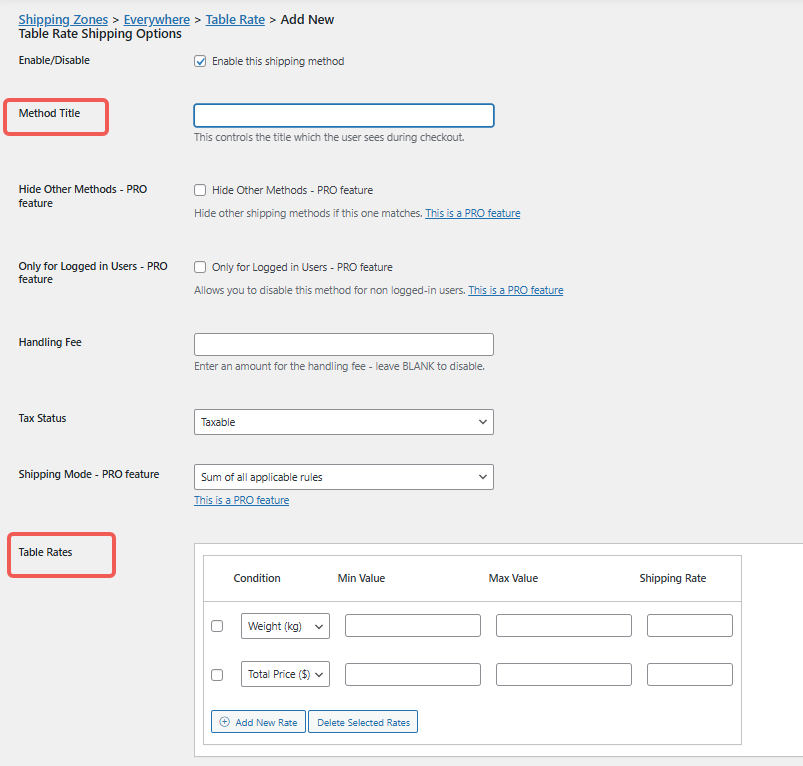 Imagen [10] - WooCommerce Una Guía Práctica para Establecer Reglas de Envío y Entrega a Granel