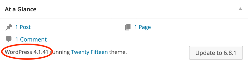 画像 [3] - WordPress 4.1-4.6 セキュリティアップデートのサポートがまもなく終了します！