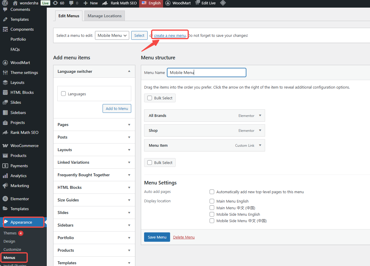 Image [3] - Full tutorial on creating multi-level dropdown menu navigation with WoodMart