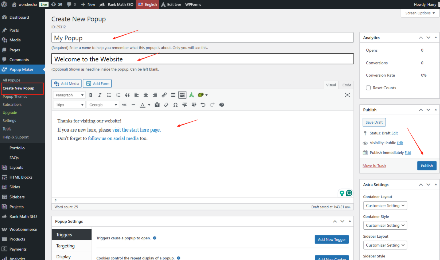 Imagen [2] - Guía de plantillas gratuitas de Elementor para añadir popups, formularios e imágenes rotativas