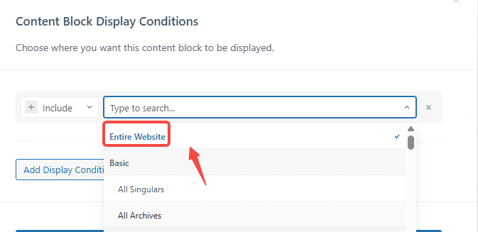 Image [7] - How to add a site-wide bulletin board with Blocksy Content Blocks?