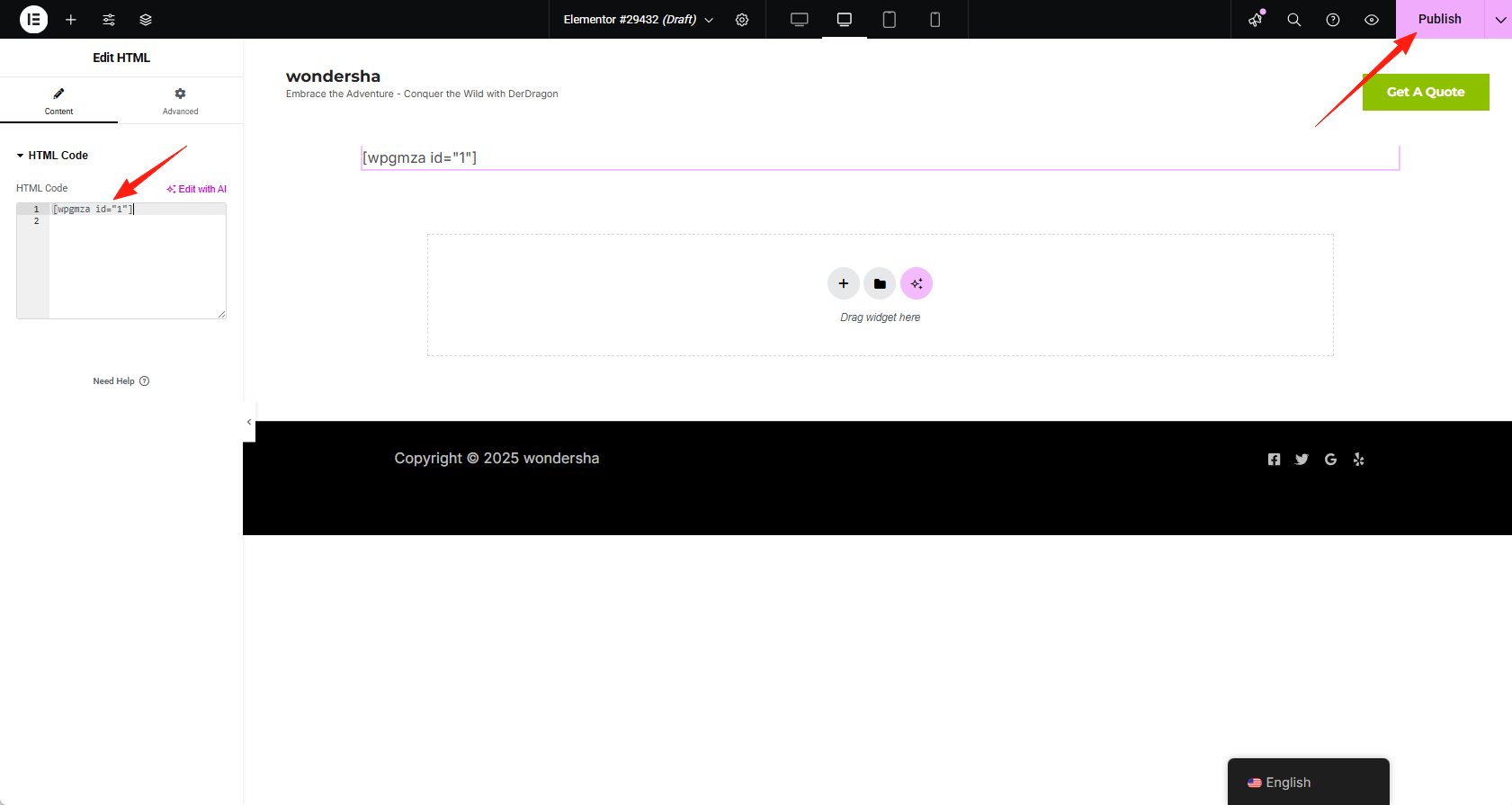 Image [9] - How to add map functionality using free Elementor templates and plugins