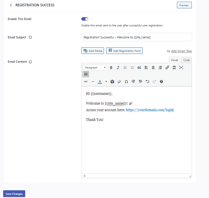 Image [12] - Astra User Registration Welcome Message Setup Tutorial (Free Plugin Programme)
