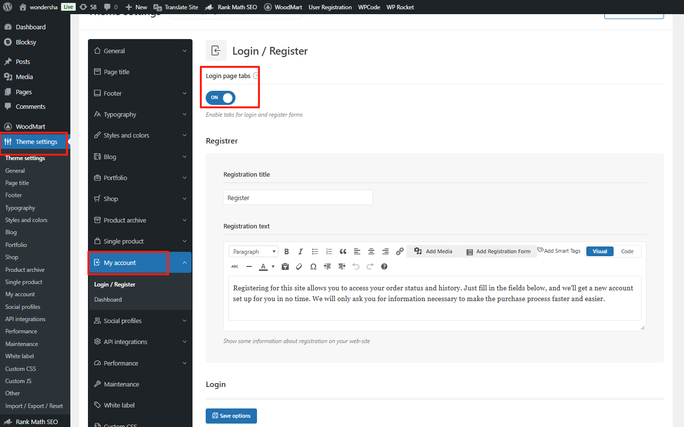 Imagen [2] - Tutorial Estilo Popup Registro Login WoodMart Personalizado