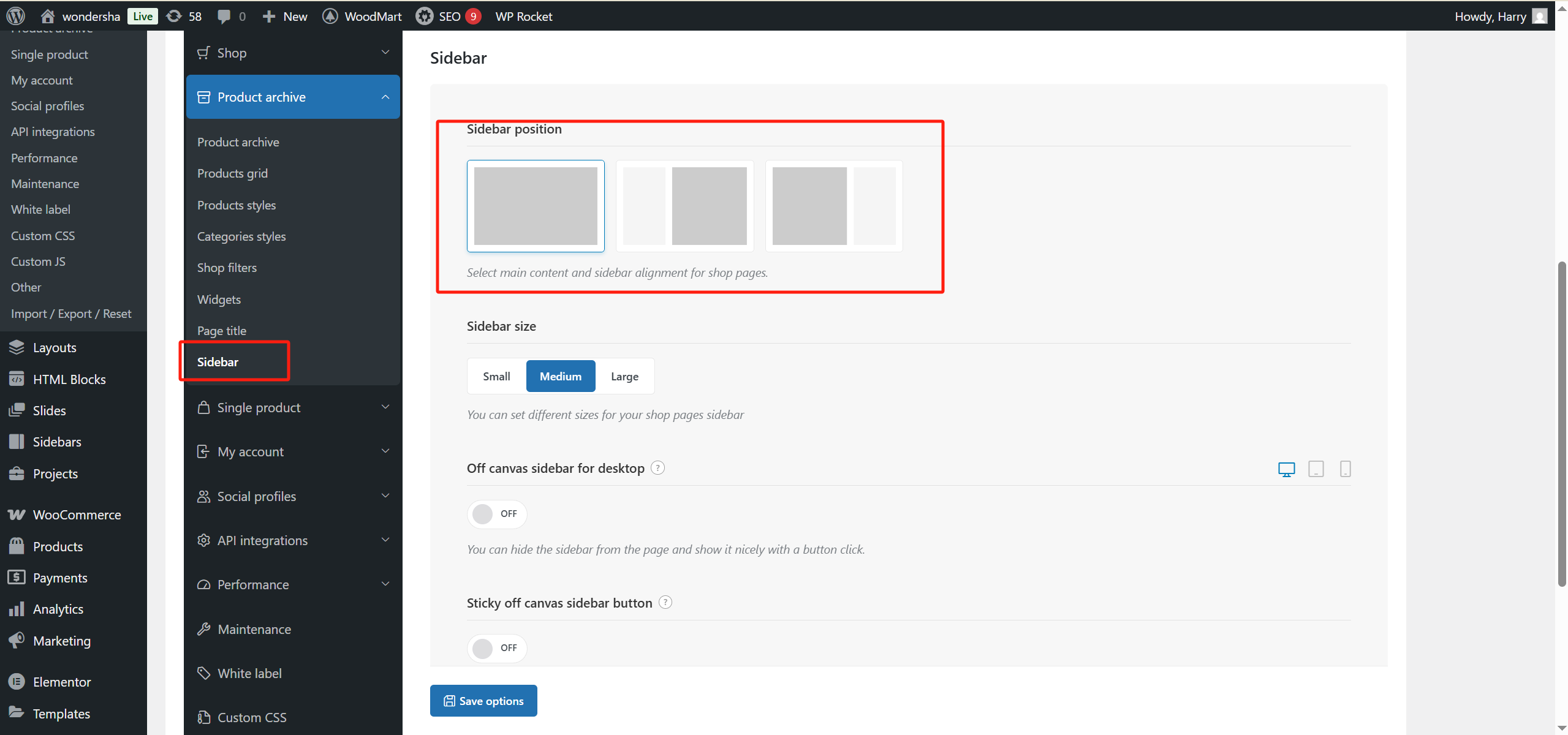 画像[5] - WoodMartテーマショッピングカートポップアップ＆サイドバーセットアップガイド