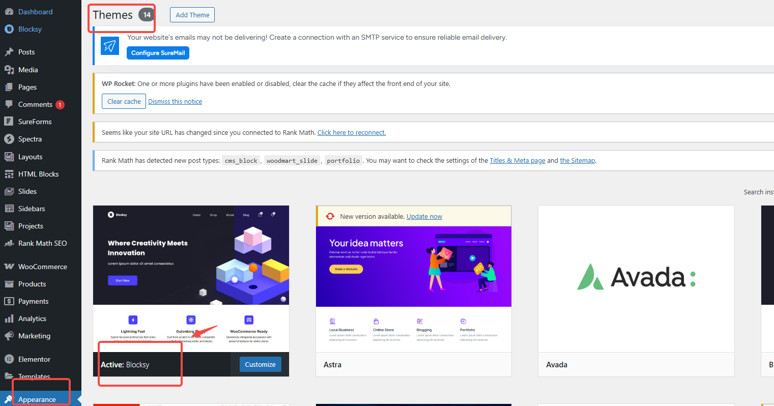 Image [2] - How to add full price shipping alerts to cart pages using Blocksy content blocks
