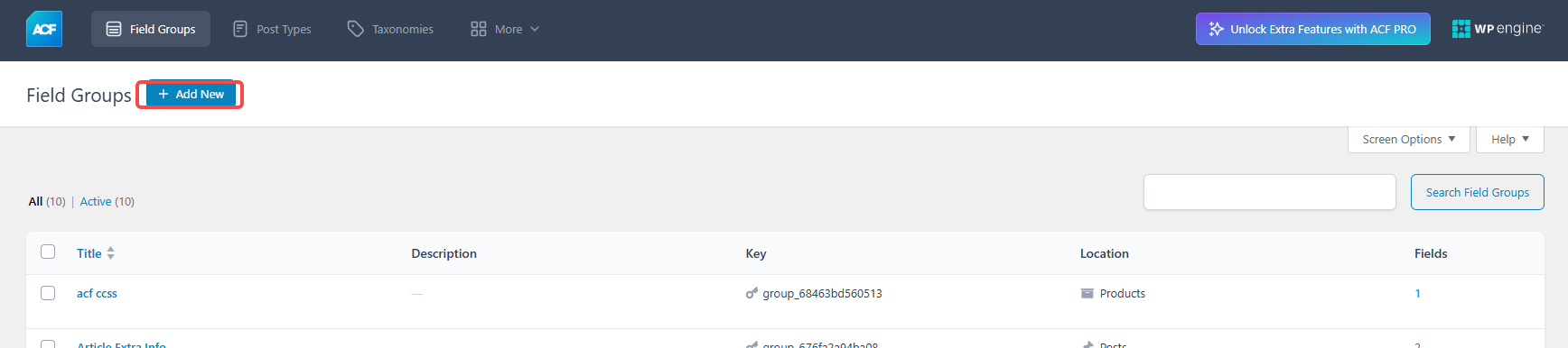 画像[5] - ACFプラグインを使用してWordPressウェブサイトにカスタムフィールドを追加する方法（ゼロベースチュートリアル）
