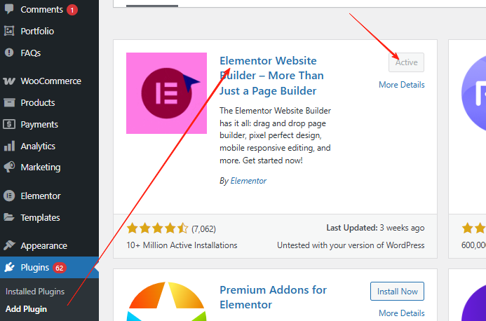 图片[2]-如何使用免费 Elementor 模板制作个人作品集