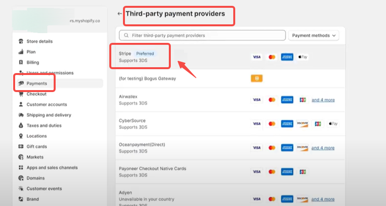 图片[7]-如何为 Shopify 商店设置 Stripe 支付网关