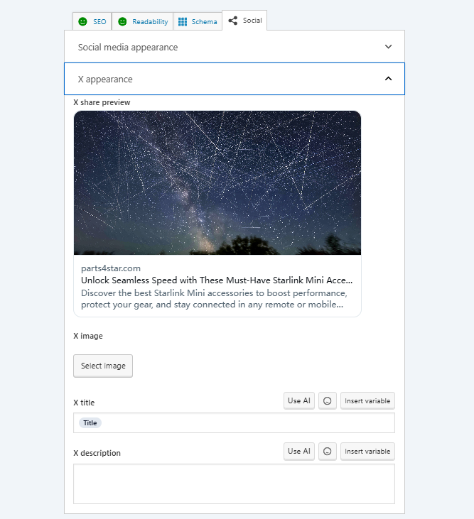 画像[8]-Yoast SEOチュートリアル：オープングラフとXカード設定のカスタマイズ