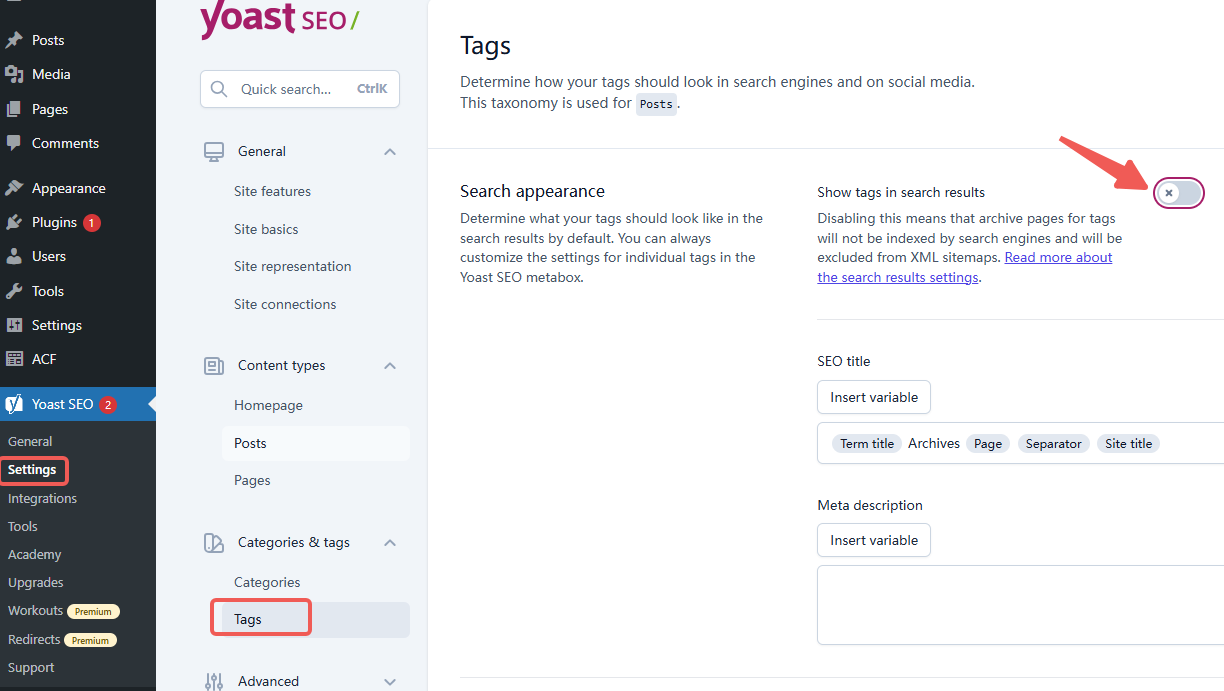 Imagen [8]-Tutorial SEO de Yoast: Evite malentendidos comunes y los detalles del método de configuración correcta.
