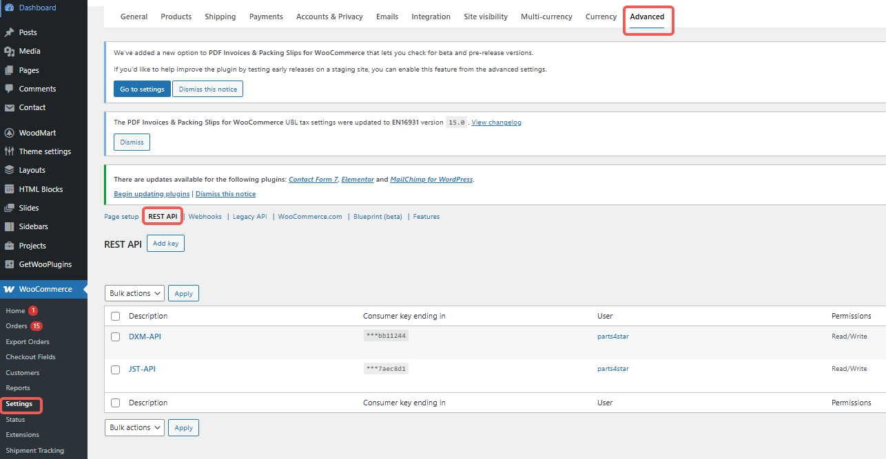 Imagen [2] - Cómo obtener la lista de pedidos usando la API de WooCommerce