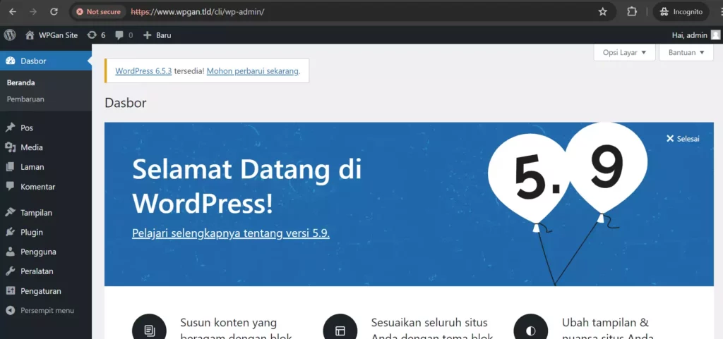 Image [4] - How to Quickly Install WordPress Using WP-CLI