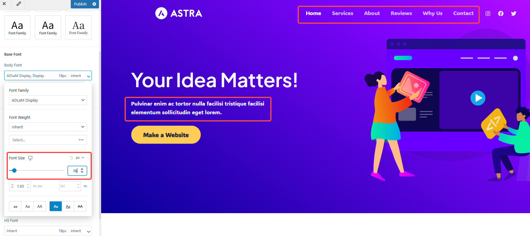 Image [10]-Astra Pro Typography Setup Guide : Améliorer la lisibilité de la typographie d'un site web