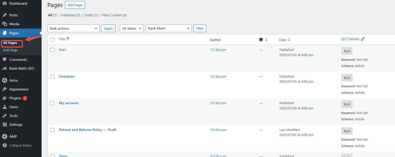 Imagen [3]-Tutorial sobre el tema Astra para páginas con barra lateral activada o desactivada