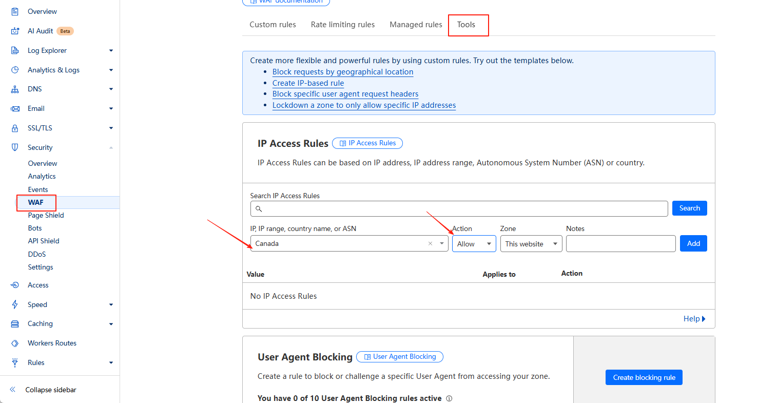 Image [3] - How to Reduce 403 Errors with Cloudflare Security Tools