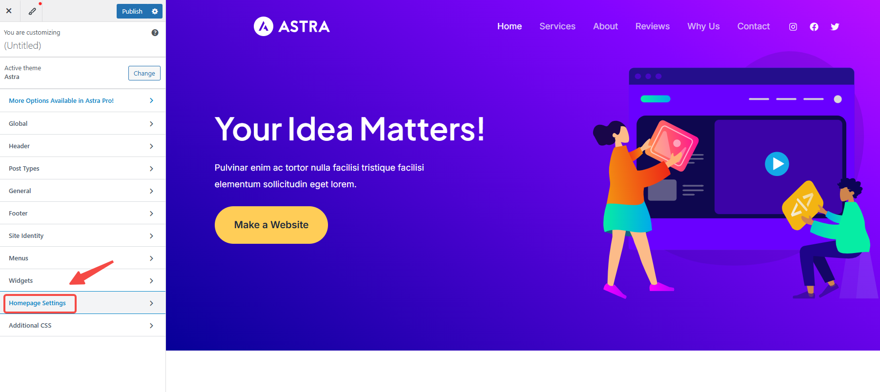Imagen [4]-Crear un diseño de página de inicio de varias columnas con Astra Free Edition: Tutoriales detallados