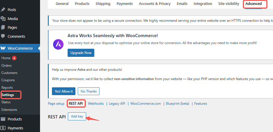 Image [2] - Comment obtenir les statistiques d'une boutique via l'API de WooCommerce