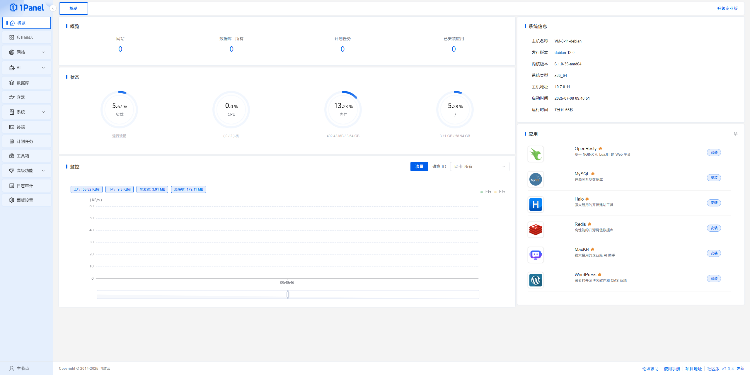 Image [9]- Server Deployment 1Panel Graphical Panel Full Tutorial