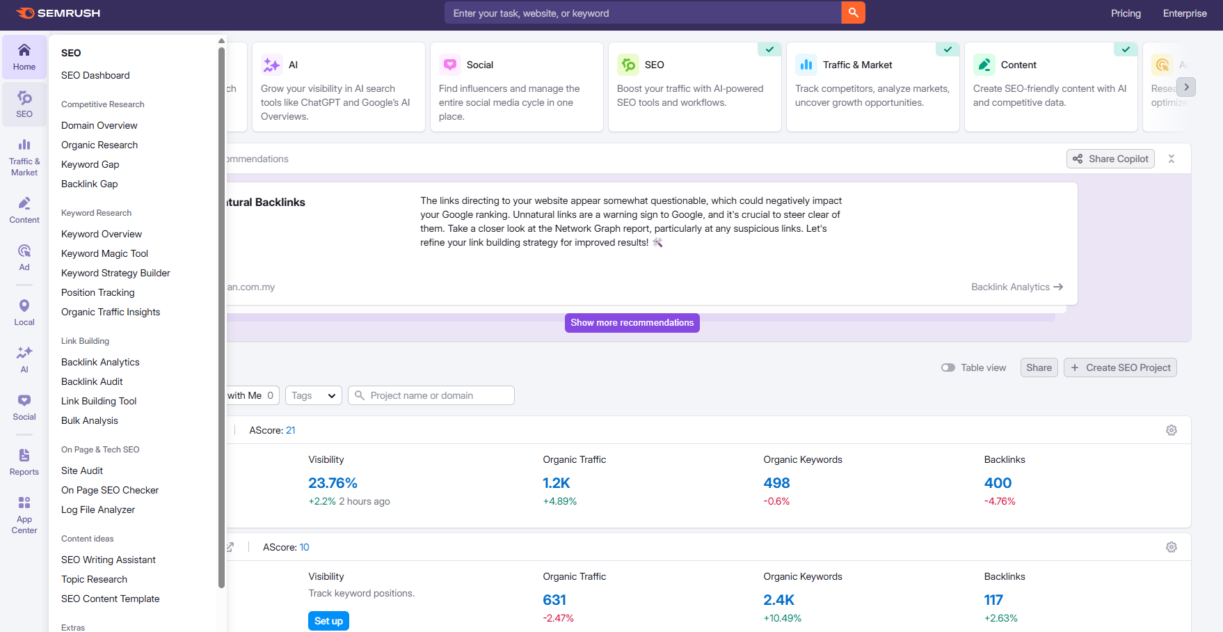 Image[5]-Moz vs SEMrush User Interface and Ease of Use Review