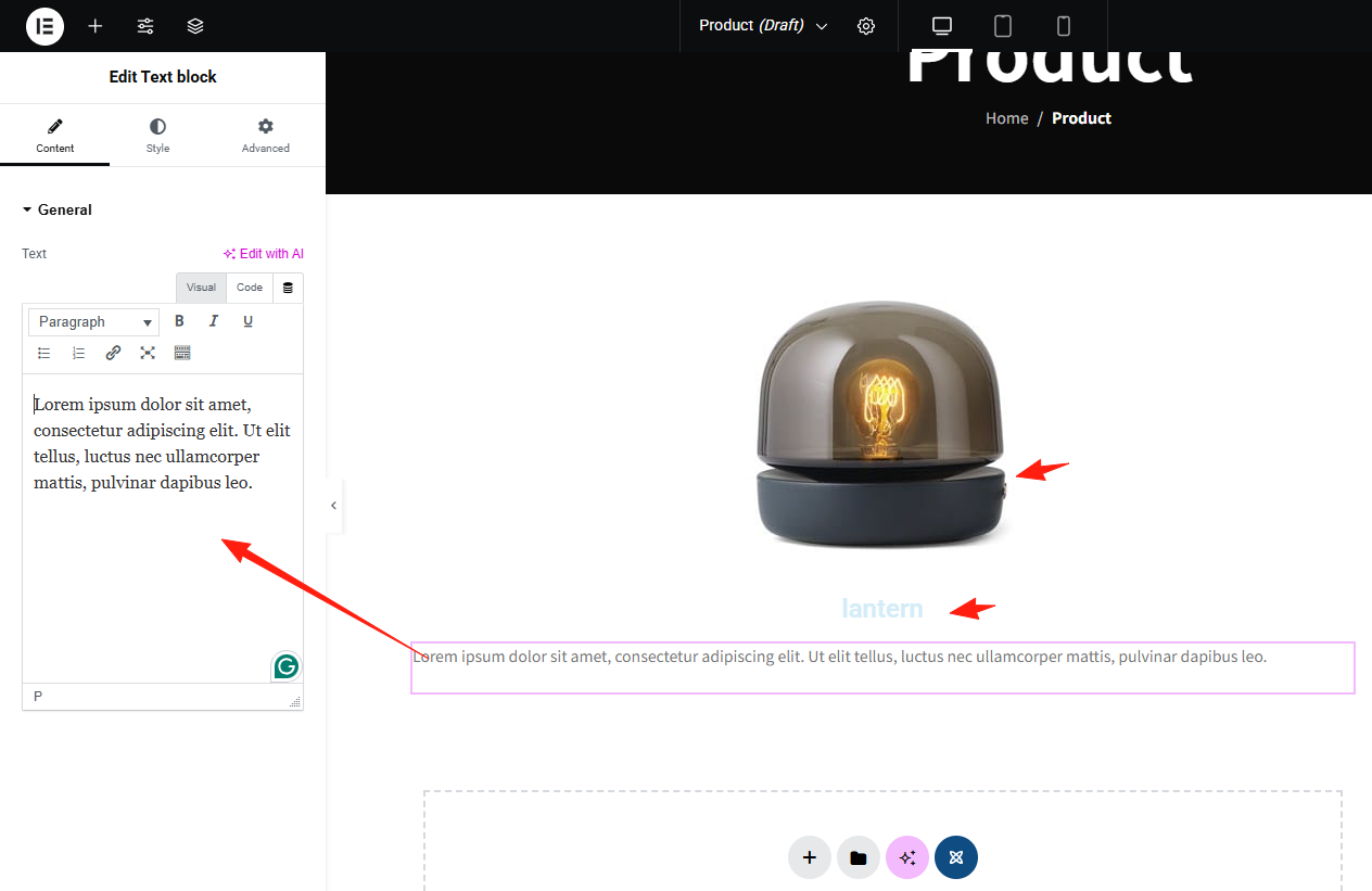 图片[3]-Elementor 免费版产品详情页制作教程