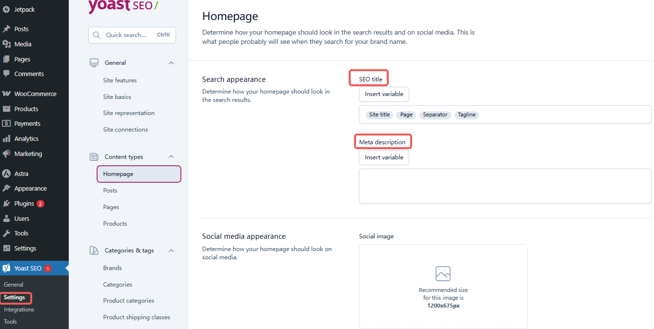图片[2]-Yoast SEO教程：为网站首页设置最佳SEO标题与描述