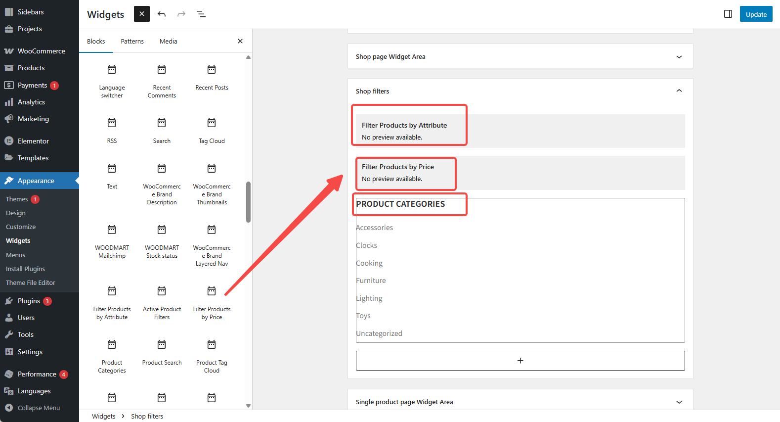 Imagen [6] - El filtrado de productos WoodMart mejora la eficacia de la búsqueda